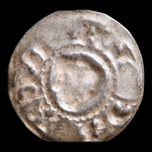 Hungary, King Béla IV, AR Denier Bracteate - 1235 to 1270 CE - Hungary