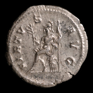 Rome, Emperor Severus Alexander, AR Denarius, Virtus (Deity of Bravery) - 228 to 231 CE - Roman Empire