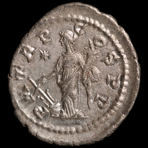 Rome, Emperor Severus Alexander, AR Denarius, Fortuna (Goddess of Fortune) - 222 CE - Roman Empire