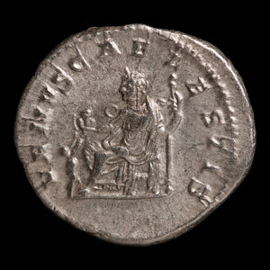 Rome, Julia Soaemias (Mother of Elagabalus), AR Denarius, Venus (Goddess of Love) - 218 to 222 CE - Roman Empire