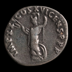 Rome, Emperor Domitian, AR Denarius, Minerva (Goddess of Wisdom) - 92 CE - Roman Empire