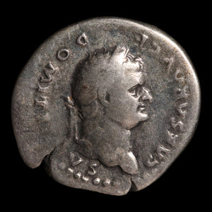Rome, Emperor Domitian, AR Denarius, Pegasus Reverse - 76 to 77 CE - Roman Empire
