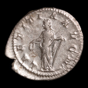 Rome, Emperor Gordian III, AR Antoninianus, Laetitia (Goddess of Happiness) - 241 to 243 CE - Roman Empire