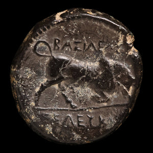 Seleucid Empire, Seleucus I Nicator, AE Unit, Medusa & Lion - c. 300 to 281 BCE - Greek World