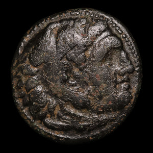 Macedon, Alexander the Great, AE Unit, Heracles & Bow With Club - 323 to 310 BCE - Greek World