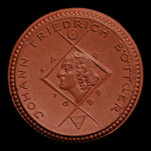 Weimar Germany, Schleiz, 5 Marks, Porcelain Notgeld - 1922 - Germany