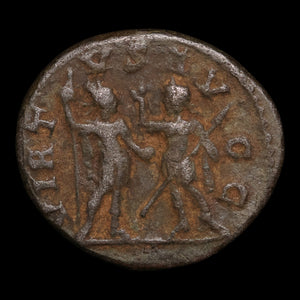 Rome, Emperor Gallienus, BI Antoninianus, Gallienus & Valerian Reverse - 255 to 256 CE - Roman Empire