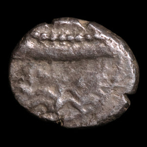 Phoenicia, City of Sidon, AR 1/16 Shekel, Ship & King Fighting Lion - c. 400 to 333 BCE - Greek World