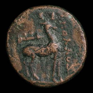 Ionia, City of Ephesos, AE Unit, Bee & Stag - c. 295 to 280 BCE - Greek World