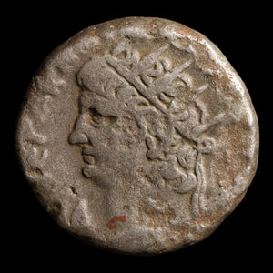 Roman Egypt, Emperor Nero, BI Tetradrachm, Apollo Aktios Reverse - 67 to 68 CE - Roman Provinces
