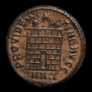 Rome, Emperor Constantine I "the Great," AE Unit, Camp Gate Reverse - 325 to 326 CE - Roman Empire