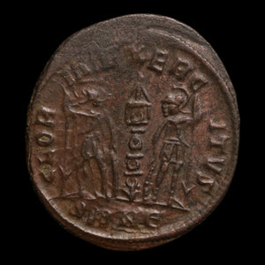 Rome, Emperor Constantine I "the Great," AE Unit, Two Soldiers Reverse - 336 to 337 CE - Roman Empire