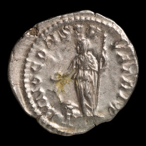 Rome, Julia Mamaea, AR Denarius, Juno (Goddess of Marriage) - 225 to 235 CE - Roman Empire