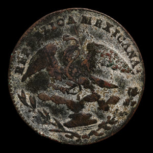 First Mexican Republic, Copper ¼ Real - 1832 - Mexico