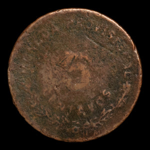 Mexican Revolution, State of Oaxaca, Provisional Currency, Copper 5 Centavos - 1915 - Mexican Revolution