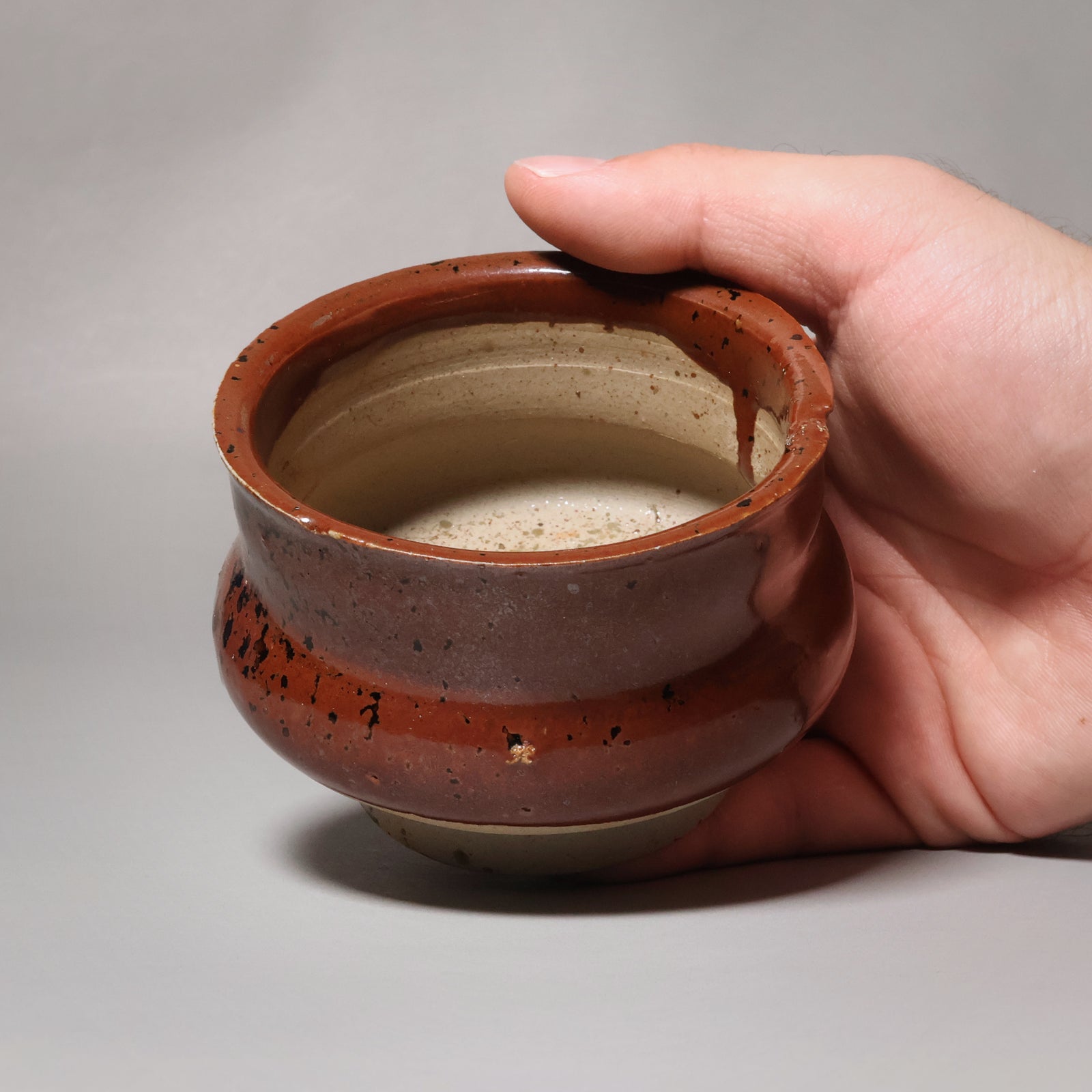 China, Qing Dynasty, Brown Glazed Small Censer (Incense Burner) - c. 1700s CE - Imperial China