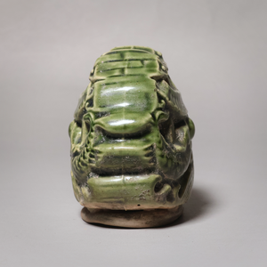 China, Qing Dynasty or Early Republic, Green Glazed Water-Dropper (For Calligraphy) - c. 1850 to 1920 CE - Qing or Early Republic of China