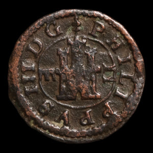 Spain, King Philip III, Copper 2 Maravedis - 1603 - Spanish Empire