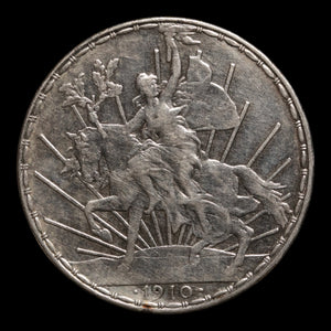 Mexico, "Caballito" 1 Silver Peso, Liberty on Horseback - 1910 - Mexico (Porfiriato Period)