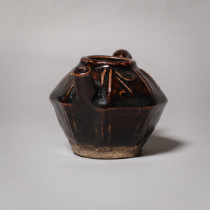 China, Qing Dynasty or Early Republic, Dark Glazed Water-Dropper (For Calligraphy) - c. 1850 to 1920 CE - Qing or Early Republic of China