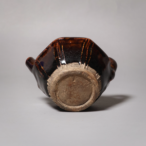 China, Qing Dynasty or Early Republic, Dark Glazed Water-Dropper (For Calligraphy) - c. 1850 to 1920 CE - Qing or Early Republic of China