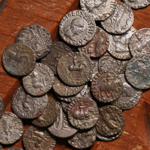 Greek India, Indo-Scythians, Various Kings, Silver Drachm - c. 90 to 25 BCE - Central Asia