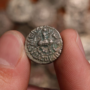 Greek India, Indo-Scythians, Various Kings, Silver Drachm - c. 90 to 25 BCE - Central Asia