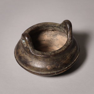 China, Qing Dynasty or Early Republic, Miniature Copper Censure (Incense Burner) - c. 1850 to 1920 CE - Qing or Early Republic of China