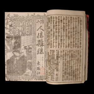 Illustrated Journal of Eight Human Emotions, No. 91 - Meiji 15 (1882) - Japan