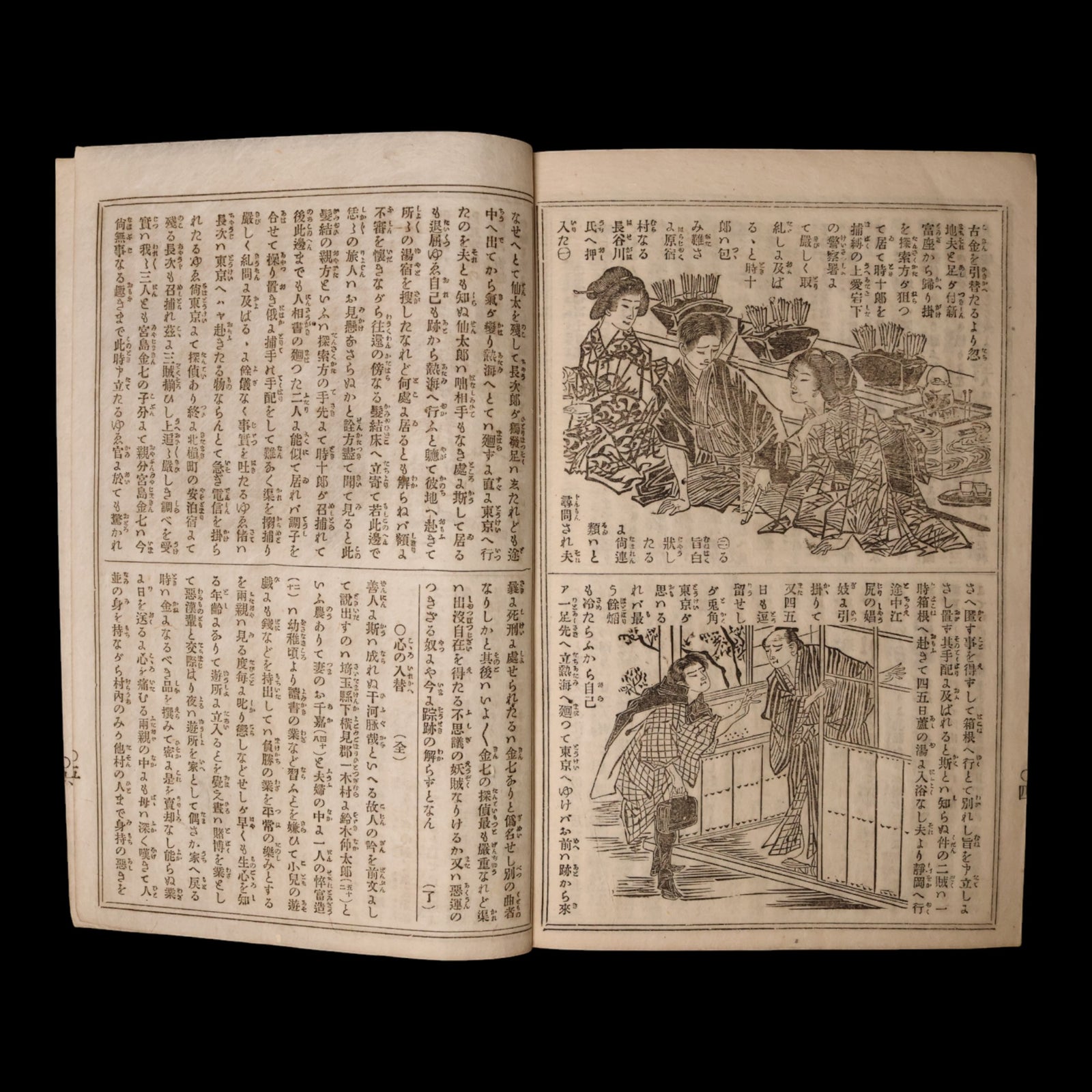 Illustrated Journal of Eight Human Emotions, No. 91 - Meiji 15 (1882) - Japan