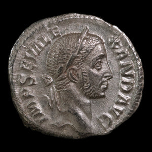 Rome, Emperor Severus Alexander, AR Denarius, Annona (Deity of Grain) - 222 to 228 CE - Roman Empire