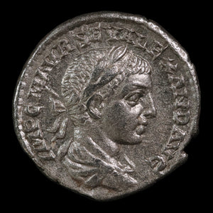 Rome, Emperor Severus Alexander, AR Denarius, Fortuna (Goddess of Fortune) - 222 CE - Roman Empire
