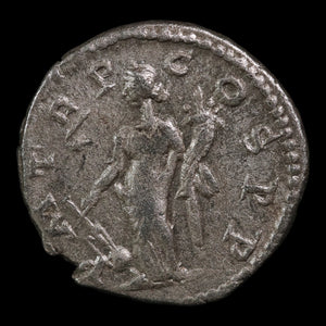 Rome, Emperor Severus Alexander, AR Denarius, Fortuna (Goddess of Fortune) - 222 CE - Roman Empire