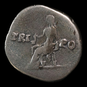 Rome, Emperor Vespasian, AR Denarius, Vesta (Goddess of Home), Rarer Type - 71 CE - Roman Empire
