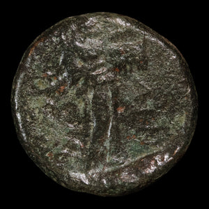 Thessaly, City of Pelinna, AE Unit, Mantho & Horseman - c. 306 to 197 BCE - Ancient Greece