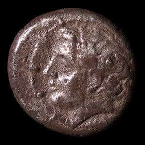 Mysia, City of Lampsakos, Memnon of Rhodes, AR Drachm, Helios & Rose - c. 356 to 354 BCE - Greek World