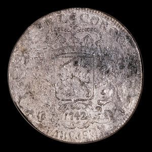 Shipreck of the Hollandia, Netherlands, 1 Silver Ducaton, West Friesland - 1742 CE - NGC Certified