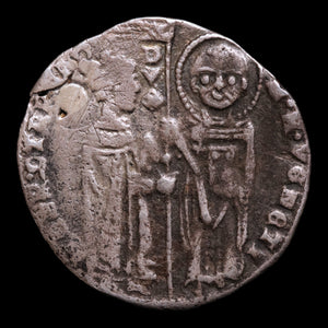 Republic of Venice, Doge Andrea Contarini, AR Grosso - 1368 to 1382 CE - Italian States