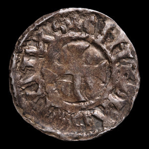 West Francia, King Charles II or III, AR Denier - 864 to 923 CE - France (Carolingian Empire)