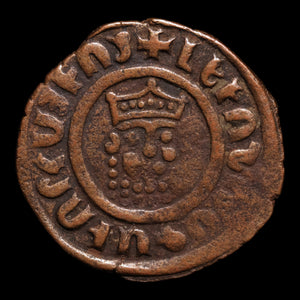 Cilician Armenia, King Leo I, AE Tank - 1198 to 1219 CE - The Crusades