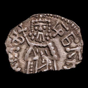 Bulgaria, King Theodore Svetoslav, AR Grosh, Christ & King - 1301 to 1322 CE - Second Bulgarian Empire