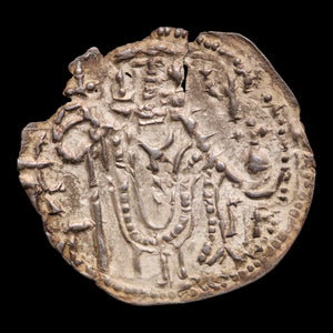 Bulgaria, King Ivan Alexander, AR Grosh, Christ & King - 1331 to 1371 CE - Second Bulgarian Empire