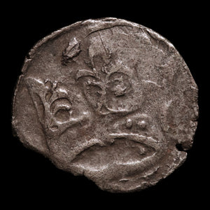 Hungary, King Sigismund, AR ¼ Denier (Quarting) - 1430 to 1437 CE - Kingdom of Hungary