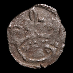 Hungary, King Sigismund, AR ¼ Denier (Quarting) - 1430 to 1437 CE - Kingdom of Hungary