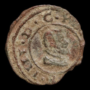 Spanish Empire, King Philip IV, AE 4 Maravedis - 1663 CE - Spanish Empire