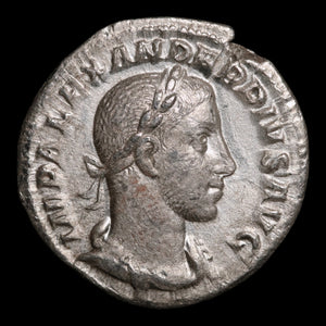 Rome, Emperor Severus Alexander, AR Denarius, Sol (Sun God) - 234 CE - Roman Empire