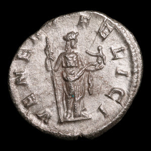 Rome, Julia Mamaea, AR Denarius, Venus (Goddess of Love) - 225 to 235 CE - Roman Empire