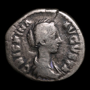 Rome, Empress Crispina, AR Denarius, Venus (Goddess of Love) - 178 to 191 CE - Roman Empire