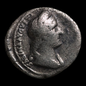 Rome, Empress Sabina, AR Denarius, Vesta (Goddess of Home) - 133 to 135 CE - Roman Empire