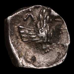 Lycaonia, City of Laranda, AR Obol, Baal & Wolf - 331 BCE - Greek World